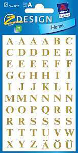 Z-DESIGN Letters or 3727 7.5mm, Times Gras 120 pcs. 7.5mm, Times Gras 120 pcs.