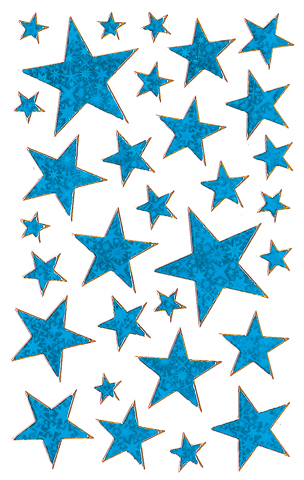 Z-DESIGN Film effet bleu 52259 étoiles Noël étoiles Noël
