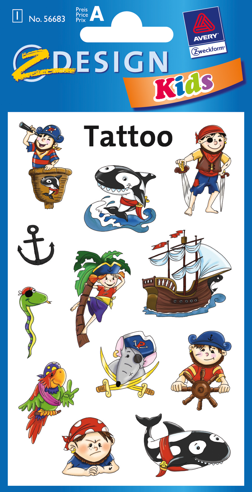 Z-DESIGN Sticker Tattoo 56683 sujet sujet