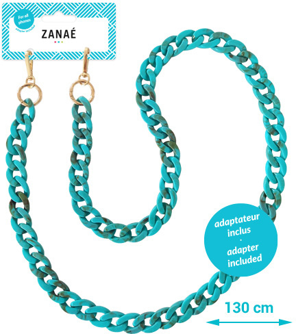 ZANAÉ Phone Necklace Emerald Coast 17374 Mineral Winter turquoise Mineral Winter turquoise