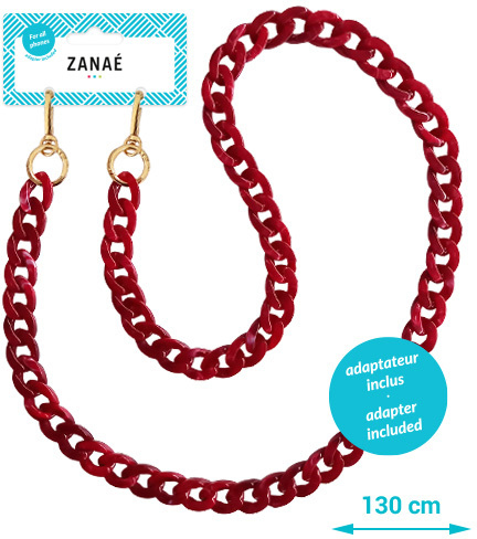 ZANAÉ Phone Necklace Coral 17378 Mineral Spring red Mineral Spring red