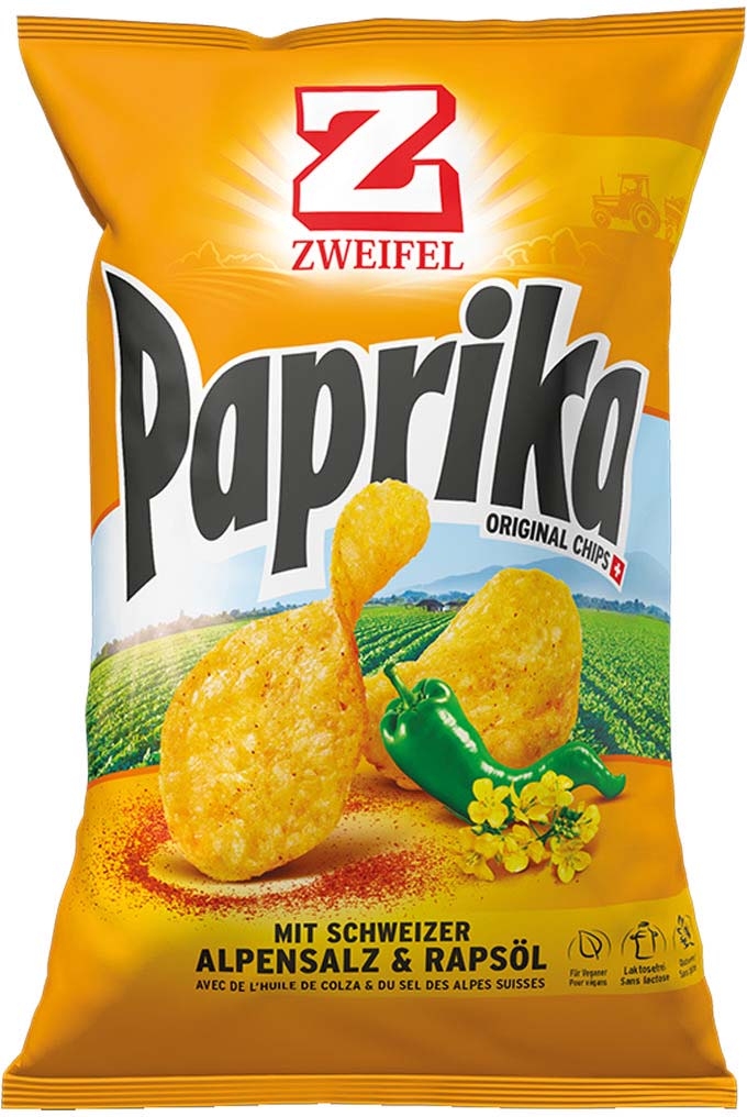 photo ZWEIFEL Chips Paprika 2070 175g