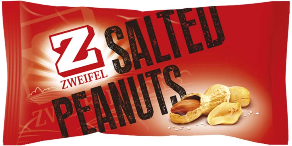 photo ZWEIFEL Peanuts salted 2364 50g, 18 pcs.