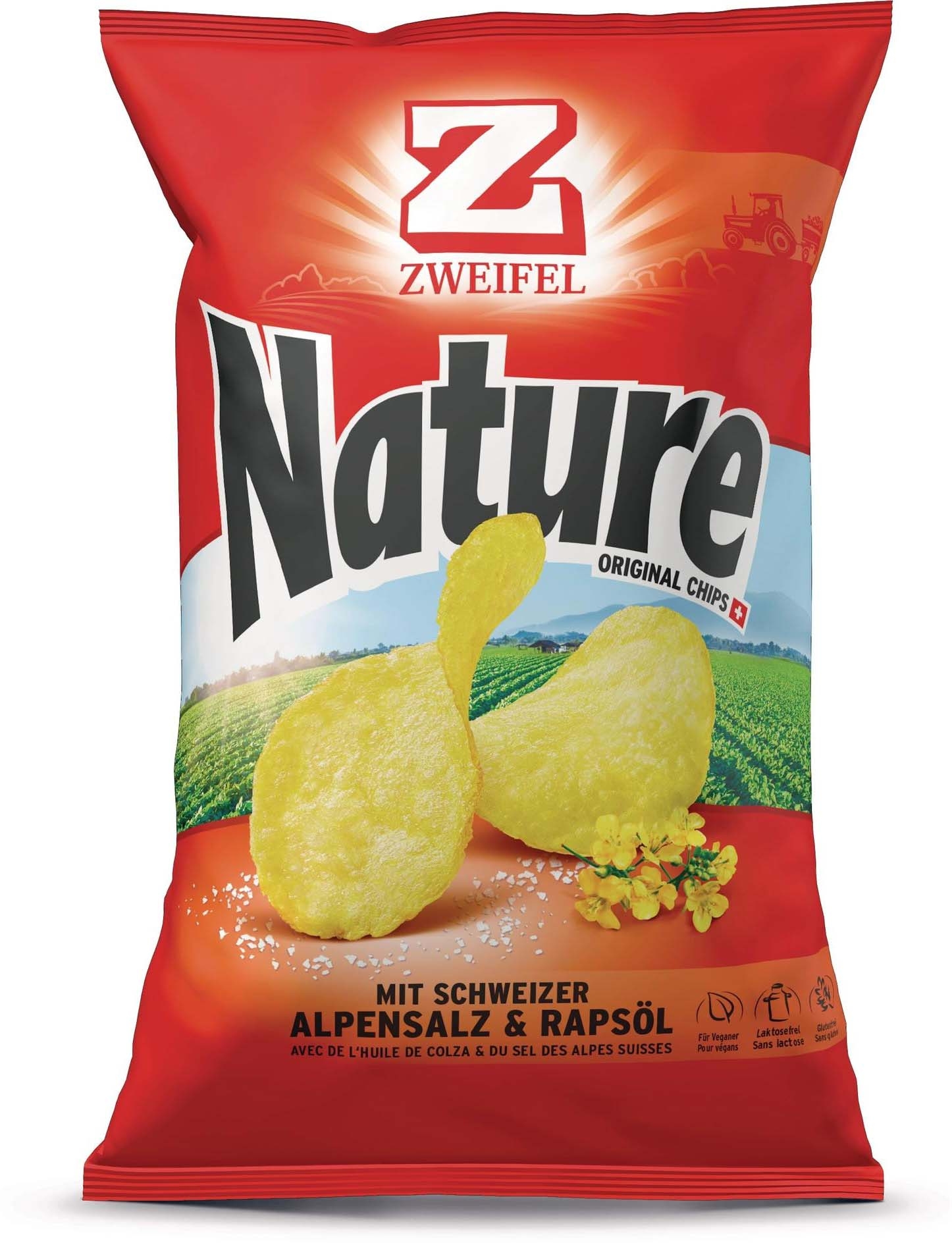 photo ZWEIFEL Chips Nature 2367 90g