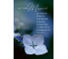 ABC Trauerkarte Blume 003852 blau B6