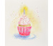 ABC Glückwunschkarte Cupcake 091067840 15x15cm