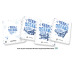 ADOC Ringbuch A5 3055.2 weiss-blau, kariert 144 Seiten