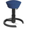 AERIS Sitzhocker Swopper 101STBKBKCM0 blau/schwarz, mit Gleiter