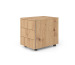 APOLLO Rollcontainer VLC30RRGL Asteiche, 3 Schublade