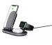 AUKEY Aircore3in1Charging Station LCA3ABK Wireless, Qi, QC, black