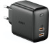 AUKEY Omnia Mix 65W GaN Dual-Port PA-B4S-BK 2-Port Wall charger Black