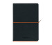 AURORA Notizbuch Softcover A5 2396TESO schwarz/orange, liniert 192 S.