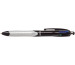 BIC Kugelschreiber Stylus 0,4mm 926404 silber/schwarz 4-farbig