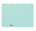 BIELLA Kartei-Leitkarten blanko A5 21055505U blau 25-teilig