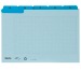 BIELLA Kartei-Leitkarten A-Z A6 21962505U blau kariert 25-teilig