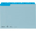 BIELLA Kartei-Leitkarten A-Z A7 21972505U blau kariert 25-teilig
