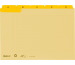 BIELLA Kartei-Leitkarten A-Z A7 21972520U gelb kariert 25-teilig