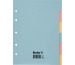 BIELLA Register Karton farbig A5 46052600U 6-teilig