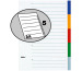 BIELLA Register PP farbig A4 46340500U 5-teilig, blanko