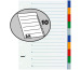 BIELLA Register PP farbig A4 46341000U 10-teilig, blanko