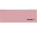 BIELLA Pultkalender Colorful 2025 888377400 1W/2S rosa ML 29.7x10.5cm