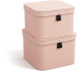 BIGSO BOX Aufbewahrungsbox Ludvig 746252133 dusty pink 2er-Set