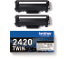BROTHER Toner Twin Pack schwarz TN-2420 HL-L2350/2370 2x3000 Seiten