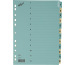 BÜROLINE Kartonregister blau/beige A4 40550 1-12
