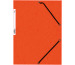 BÜROLINE Gummibandmappe A4 460696 orange, Karton