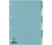 BÜROLINE Register Karton blau/beige A4 663400 1-6 210g