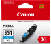 CANON Tintenpatrone XL cyan CLI-551XL PIXMA MG5450 11ml