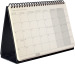 CONCEPTUM Tischkalender 2025 C2581 1M/1S schwarz 21.3x22cm