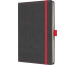 CONCEPTUM Notizbuch A5 CO695 grey-red, dots 194 Seiten