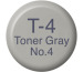 COPIC Ink Refill 21076101 T-4 - Toner Grey No.4