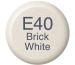 COPIC Ink Refill 21076115 E40 - Brick White