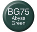 COPIC Ink Refill 21076318 BG75 - Abyss Green