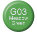 COPIC Ink Refill 21076321 G03 - Meadow Green