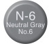 COPIC Ink Refill 2107692 N-6 - Neutral Grey No.6