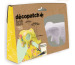 DECOPATCH Bastelset Elefant KIT029C Bogen, Tier, Pinsel, Lack