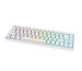 DELTACO Mech RGB TKL Gaming Keyboard GAM100WC White Wireless, WK95R