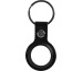DELTACO Apple AirTag case, keychain MCASETAG1 vegan leather, black
