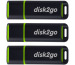 DISK2GO USB-Stick passion 2.0 16GB 30006496 USB 2.0 3 Pack
