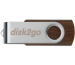 DISK2GO USB-Stick wood 64GB 30006663 USB 3.0