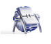 DURABLE Drehkart. TELINDEX FLIP VEGAS 241623 metallic silber 215x185x120mm