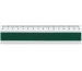 DUX Lineal Joy Color 15cm FA-JC/15G Alu, grün