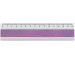 DUX Lineal Joy Color 15cm FA-JC/15L Alu, lila