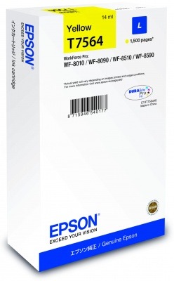 EPSON Tintenpatrone L yellow T75644N WF 8010/8090 1500 Seiten