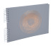 EXACOMPTA Spiralalbum Ellipse 32x22cm 16168E grau 50 Seiten