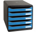 EXACOMPTA Schubladenbox Clean´Safe A4+ 3097100D blau