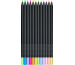 FABER-CA. Farbstifte Black Edition 116410 Neon + Pastell 12 Stk.